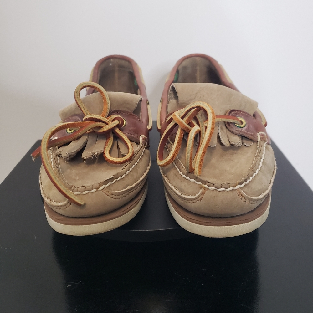 Timberland Boat Shoes Classic Waterproof Leather Handsewn Women's Size 8.5 - Picture 4 of 9